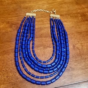 Blue intense necklace